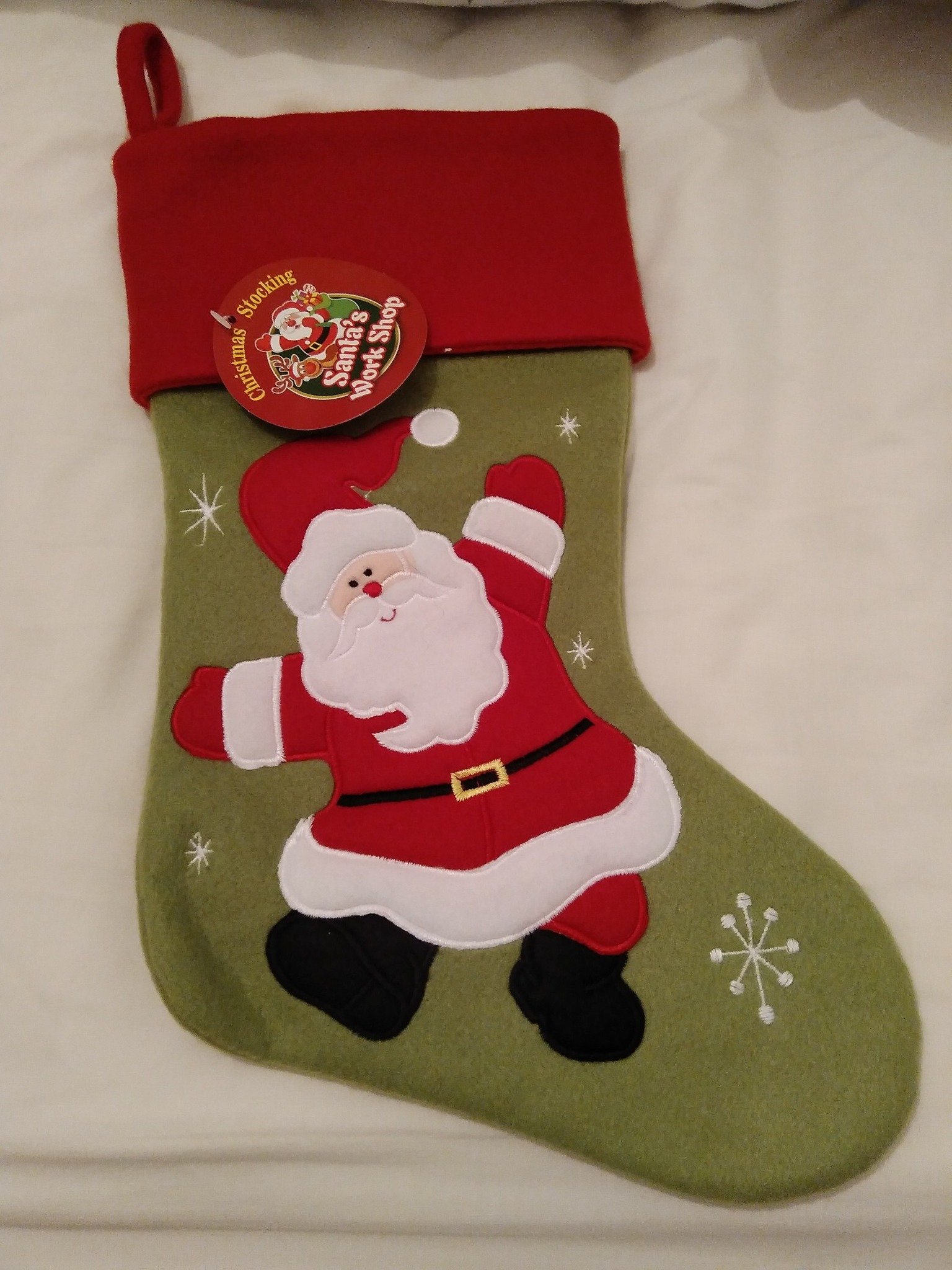 PERSONALISED SANTA CHRISTMAS STOCKING-PERSONALISED,CHRISTMAS STOCKING,SANTA SACK,SANTA STOCKING,CHEAP,SANTA,