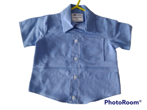 LOVELY BOYS HANDMADE DENIM SHIRT 9/12 MONTHS-HANDMADE BABIES,BABY,BOYS,BOY,DENIM,SHIRT,CHEAP,BABIES FASHION,BABY CLOTHES,AGE 912 MONTHS