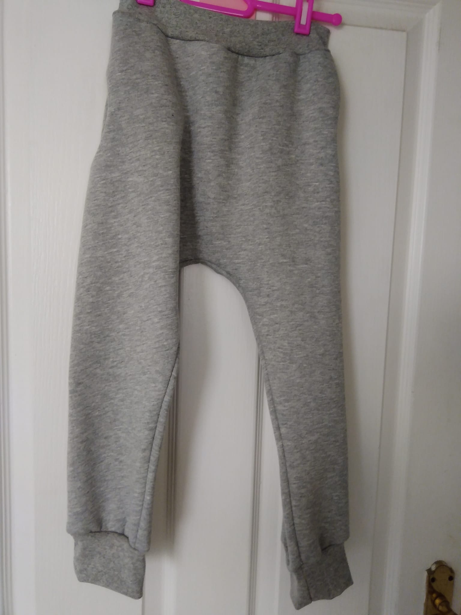 LOVELY BOYS HANDMADE HAREM TRACKSUIT BOTTOMS -GREY-4/5 YEARS-HANDMADE,BOYS,GIRLS,UNISEX,JOGGINGBOTTOMS,TRACKSUITBOTTOMS,CHEAP,GREY