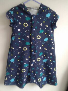 LOVELY HANDMADE BABY BOYS WHALES ROMPER 3/6 MONTHS-HANDMADE,BABY,BOYS,ROMPER,HOODEDROMPER,SHORTROMPER,CHEAP,36MONTHS