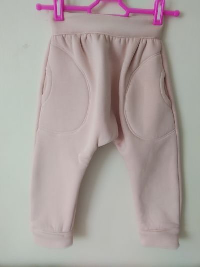 LOVELY GIRLS HANDMADE PINK HAREM TRACKSUIT BOTTOMS AGE 3/4 YEARS-HANDMADE GIRLS PINK HAREM TRACKSUIT BOTTOMS 34YEARS