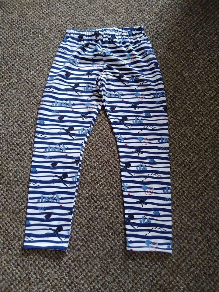 LOVELY HANDMADE SEALIFE LEGGINGS AGE 9/12 MONTHS-HANDMADEKIDSCLOTHES,HANDMADE,BOYSLEGGINGS,GIRLSLEGGINGS,SEALIFE,CHEAP,AGE912MONTHS